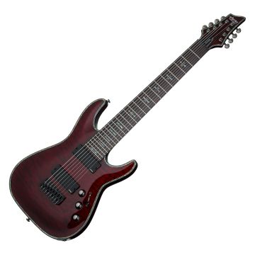 Schecter Hellraiser C-8 guitar in Black Cherry sku number SCHECTER103