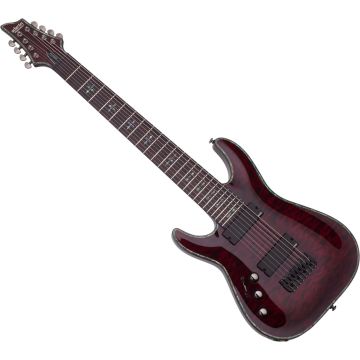 Schecter Hellraiser C-8 Left-Handed 8-String Electric Guitar Black Cherry sku number SCHECTER133