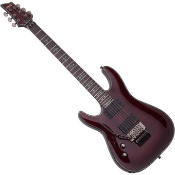 Schecter Hellraiser C-1 FR LH guitar in Black Cherry sku number SCHECTER1831