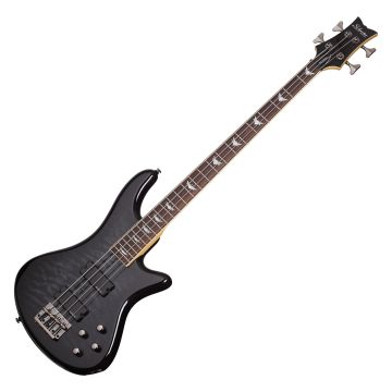 Schecter Stiletto Extreme-4 bass in See-Thru Black sku number SCHECTER2503