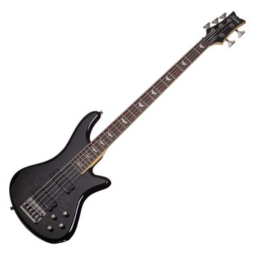 Schecter Stiletto Extreme-5 bass in See-Thru Black sku number SCHECTER2504