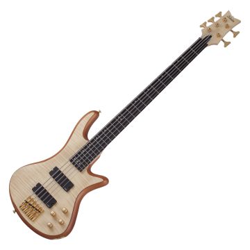 Schecter Stiletto Custom-5 bass in Natural Satin sku number SCHECTER2541