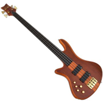 Schecter Stiletto Studio-4 FL LH bass in Honey Satin sku number SCHECTER2765
