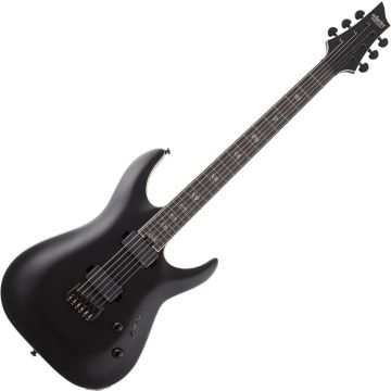 Schecter C-1 SLS Elite Evil Twin guitar in Satin Black sku number SCHECTER1347