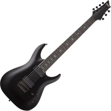 Schecter C-7 SLS Elite Evil Twin guitar in Satin Black sku number SCHECTER1349