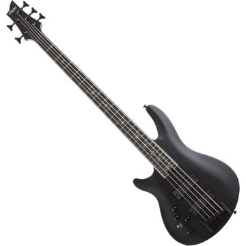 Schecter SLS Evil Twin-5 LH bass in Satin Black sku number SCHECTER1397