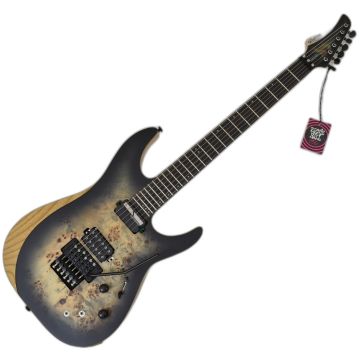 Schecter Reaper-6 FR S guitar in Satin Charcoal Burst sku number SCHECTER1506