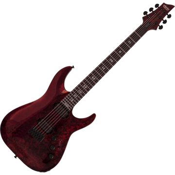 Schecter C-1 Apocalypse guitar in Red Reign sku number SCHECTER3055