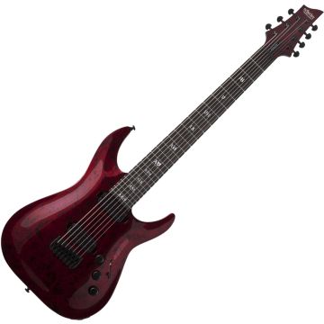 Schecter C-7 Apocalypse guitar in Red Reign sku number SCHECTER3056