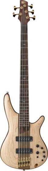 Ibanez SR Premium SR1305 5 String Natural Flat Bass Guitar sku number SR1305NTF