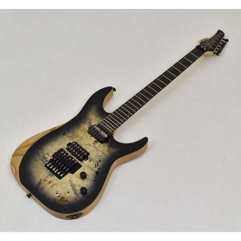 ギター Schecter Reaper-6 FR Charcoal Burst Schecter Reaper-6 FR-S - Satin Charcoal Burst | Sweetwater