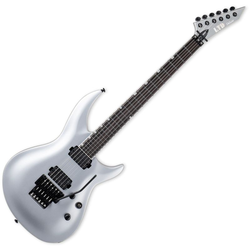 レフティーギター　シルバー ESP LTD H3-1000FR Electric Guitar in Metallic Silver | Las Vegas Guita