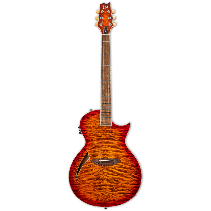 ESP LTD TL6 Thinline Tiger Eye Burst Electric Guitar