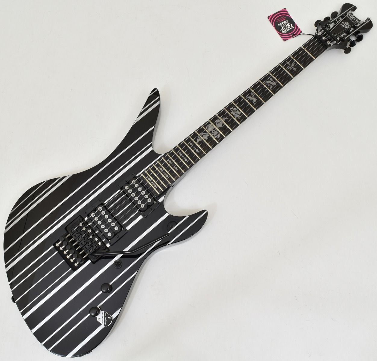 Schecter Synyster Guitar Black Silver Pinstripes B-Stock 1823
