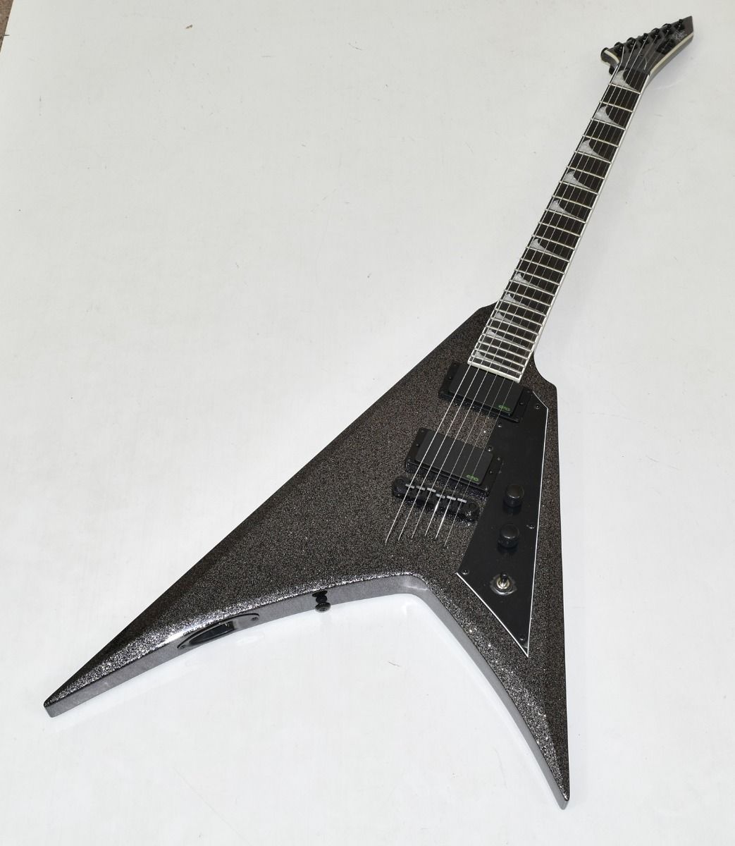 ESP LTD KH-V Kirk Hammett Signature Guitar Black Sparkle