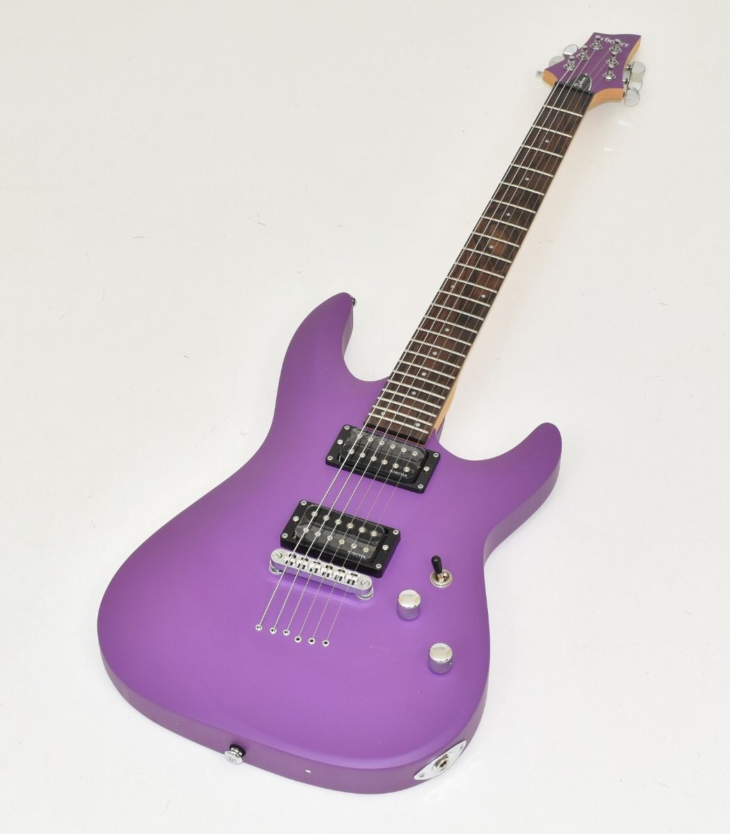 Schecter C-6 Deluxe Guitar Satin Purple B-Stock 1008 | Las