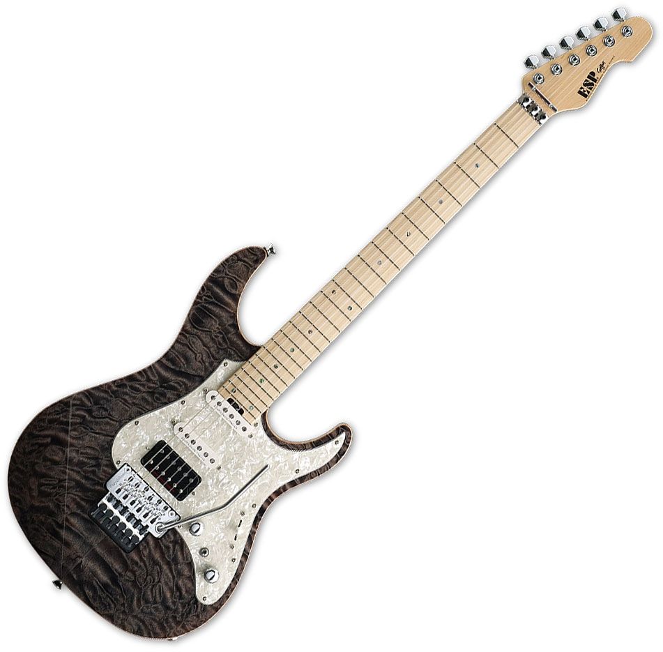 期間限定セール in Guitar Electric Frets 24 CTM Snapper ESP See Black Thru ギター