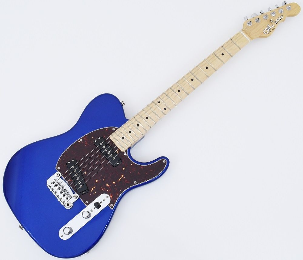 G&L USA ASAT Special Custom Guitar in Midnight Blue Metallic Vibra