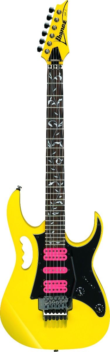 Ibanez Steve Vai Signature Yellow JEMJRSP YE UV Electric Guitar