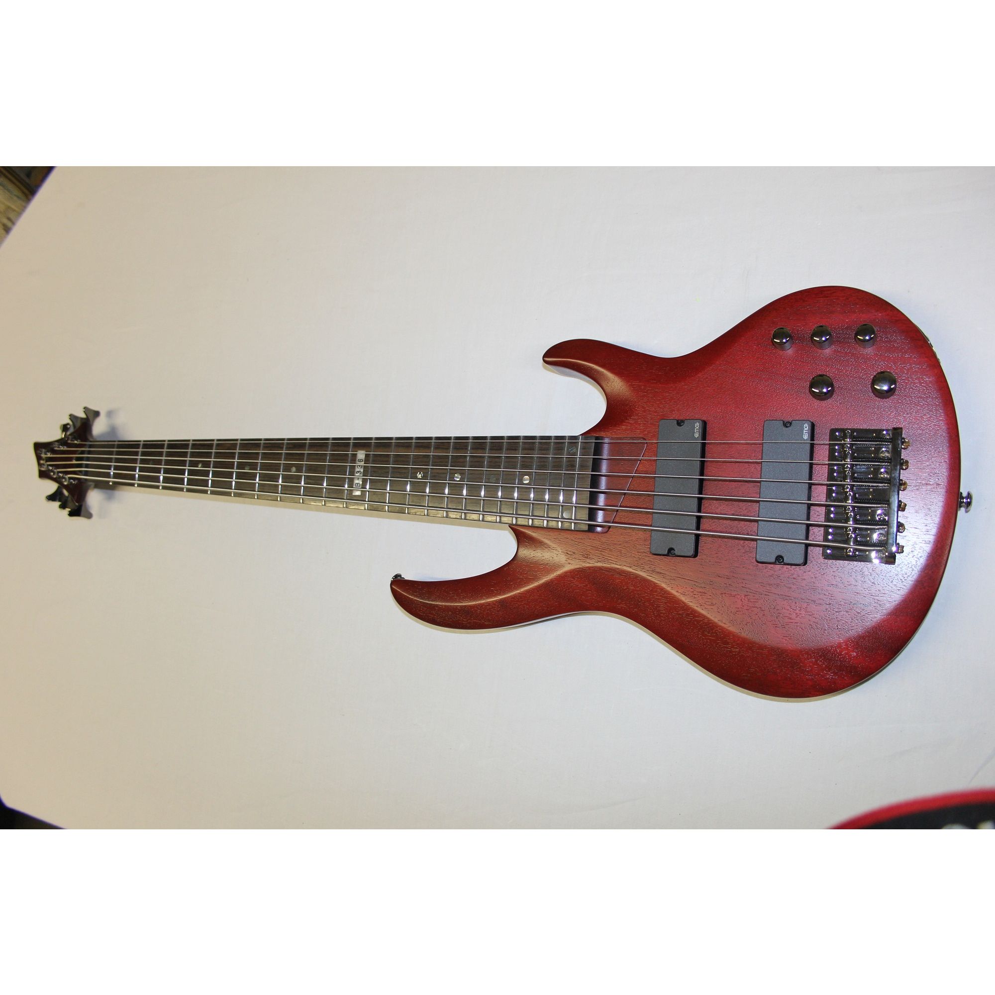 ESP LTD B-336 Stained Red Sample/Prototype Rare Bass Guitar