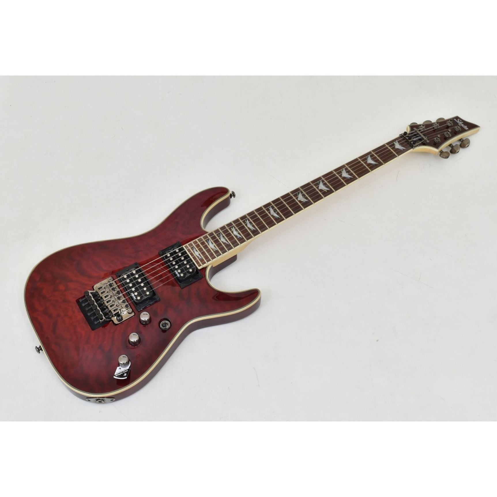 Schecter Omen Extreme-FR Electric Guitar in Black Cherry Finish 0317