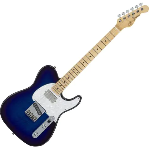 G&L Fullerton Deluxe ASAT Classic Bluesboy Electric Guitar Blueburst sku number FDASTCB-BLB-MP