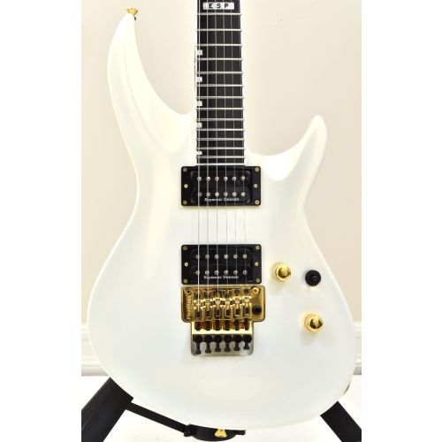 ESP E-II Horizon-III FR Electric Guitar Pearl White Gold