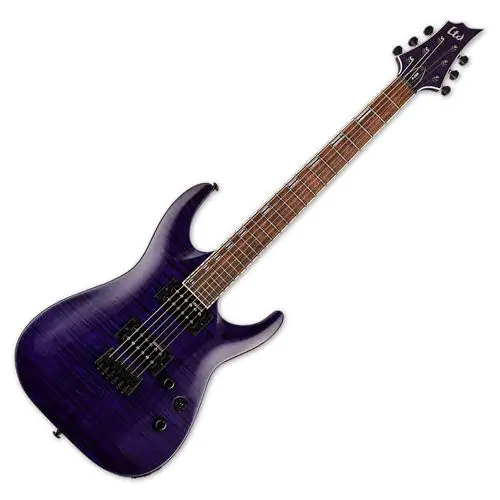 ESP LTD H-200FM Electric Guitar See Thru Purple sku number LH200FMSTP