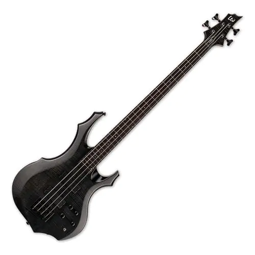 ESP LTD F-1004 Electric Bass See Thru Black sku number LF1004FMSTBLK