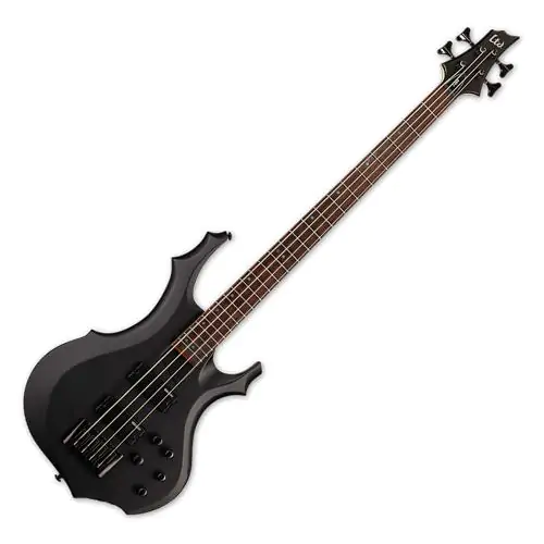 ESP LTD F-204 Electric Bass Black Satin sku number LF204BLKS