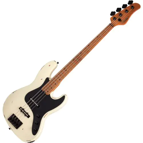 Schecter J-4 Sixx Electric Bass Worn Ivory sku number SCHECTER355