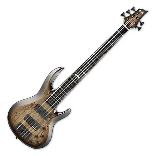 ESP E-II BTL-5 5 String Electric Bass Black Natural Burst sku number EIIBTL5BLKNB