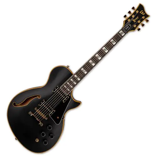 ESP LTD PS 1000 Semi Hollow Electric Guitar Vintage Black
