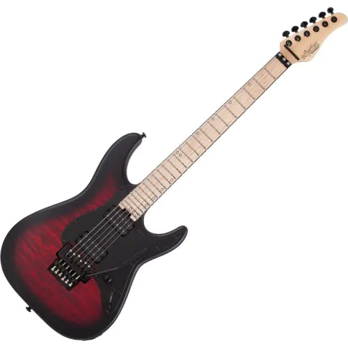 Schecter Miles Dimitri Baker SVSS Electric Guitar Crimson Red Burst Satin sku number SCHECTER2135