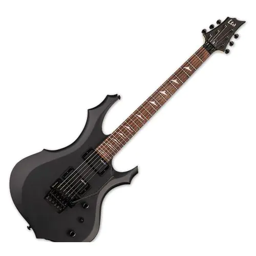 ESP LTD F-200 Electric Guitar Black Satin sku number LF200BLKS