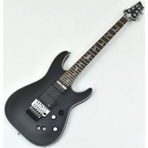 Schecter Damien Platinum-6 FR S Electric Guitar Satin Black B-Stock 0293 sku number SCHECTER1189.B 0293