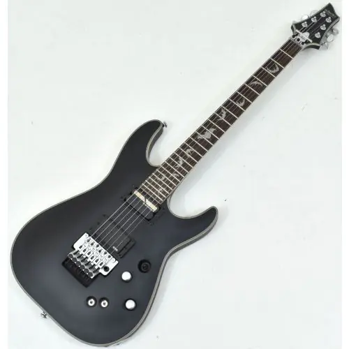 Schecter Damien Platinum-6 FR S Electric Guitar Satin Black B-Stock 0548 sku number SCHECTER1189.B 0548