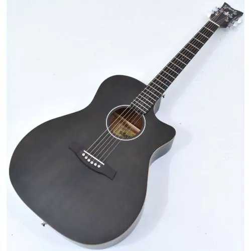 Schecter Deluxe Acoustic Guitar Satin See Thru Black B-Stock 4620 sku number SCHECTER3716.B 4620