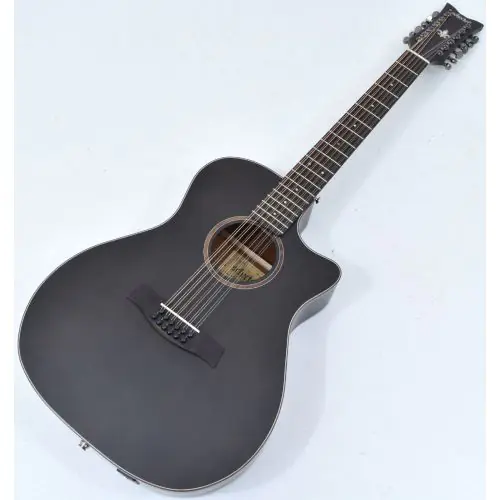 Schecter Orleans Studio-12 Acoustic Guitar Satin See Thru Black B-Stock 9324 sku number SCHECTER3714.B 9324
