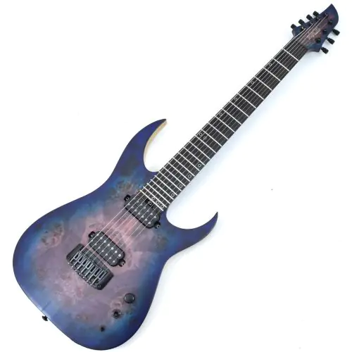 Schecter Keith Merrow KM-7 MK-III Artist Electric Guitar Blue Crimson B-Stock 1037 sku number SCHECTER303.B 1037