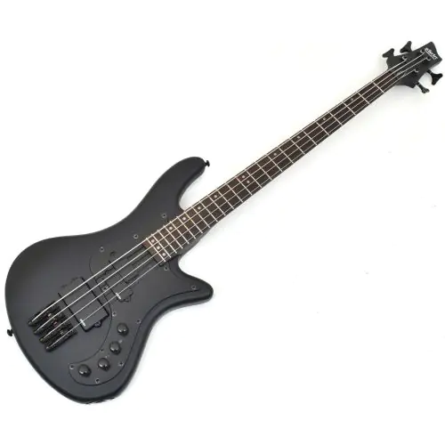 Schecter Stiletto Stealth-4 Electric Bass Satin Black B-Stock 0221 sku number SCHECTER2522.B 0221