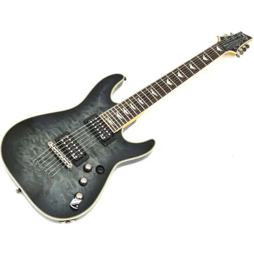 Schecter Omen Extreme-7 Electric Guitar See-Thru Black B-Stock 0682 sku number SCHECTER2007.B 0682