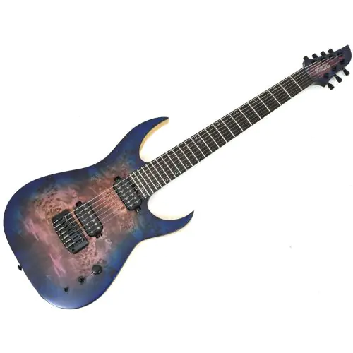 Schecter KM-7 MK-III Keith Merrow Guitar Blue Crimson B-Stock 1094 sku number SCHECTER303.B 1094