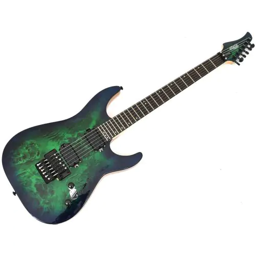 Schecter C-6 Pro FR Electric Guitar Aqua Burst B-Stock 1191 sku number SCHECTER3635.B 1191