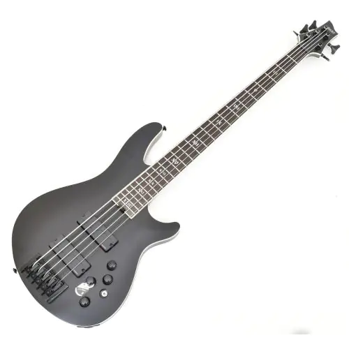 Schecter SLS ELITE-5 Evil Twin Electric Bass in Satin Black B Stock 0474 sku number SCHECTER1395.B 0474