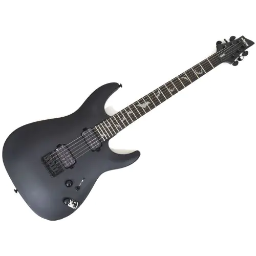 Schecter Damien-6 Electric Guitar Satin Black B-Stock 0063 sku number SCHECTER2470.B 0063