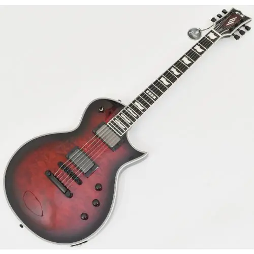 ESP E-II Eclipse QM See Thru Black Cherry Sunburst Guitar B-Stock 14203 sku number EIIECQMSTBCSB.B 14203