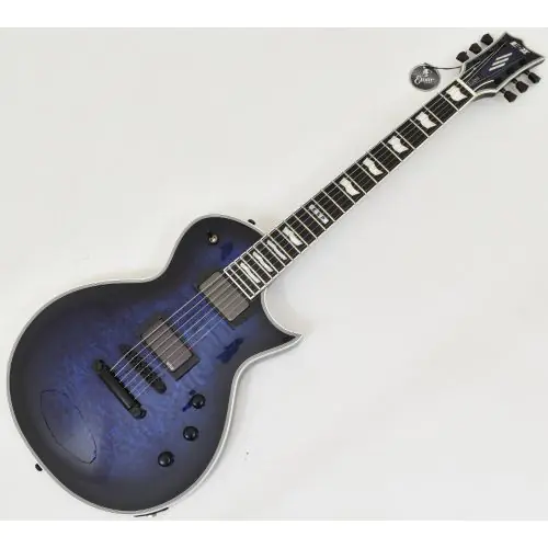 ESP E-II Eclipse QM Guitar Reindeer Blue B-Stock 61213 sku number EIIECQMRDB.B 61213