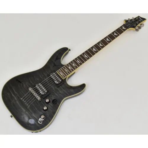 Schecter Omen Extreme-6 Guitar in See-Thru Black B-Stock 1899 sku number SCHECTER2025.B 1899