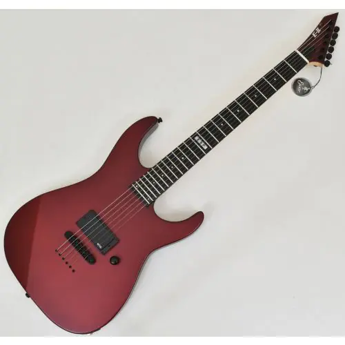 ESP E-II M-I NT Deep Candy Apple Red Satin Guitar B-Stock 02213 sku number EIIMITHRUNTDCARS.B 02213